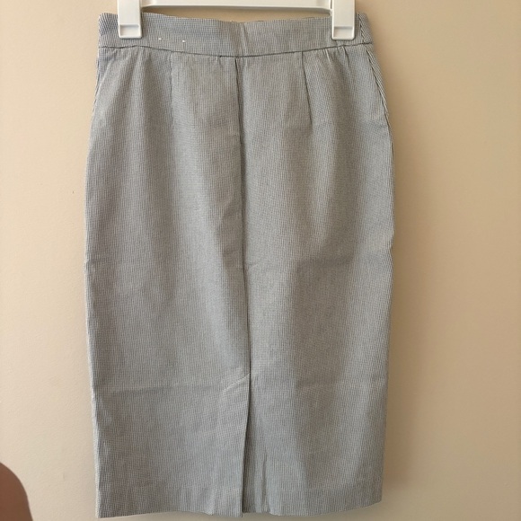 Lila Rose White Black Dot Textured Pencil Skirt Women’s Size 2 - Picture 2 of 4